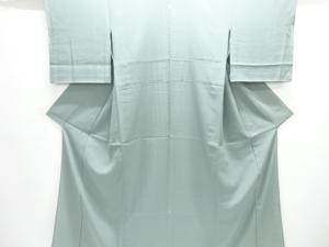 駒絽一つ紋色無地着物